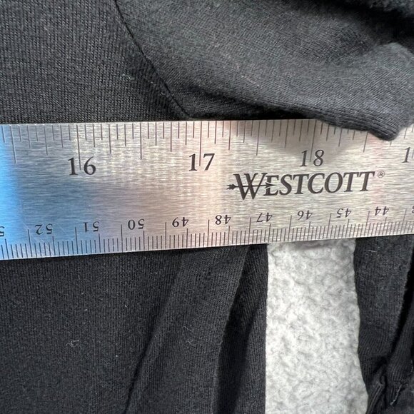 Cynthia Rowley Womens Top Medium Black Long Sleeve Pullover Henley Shirt Stretch - Picture 8 of 10